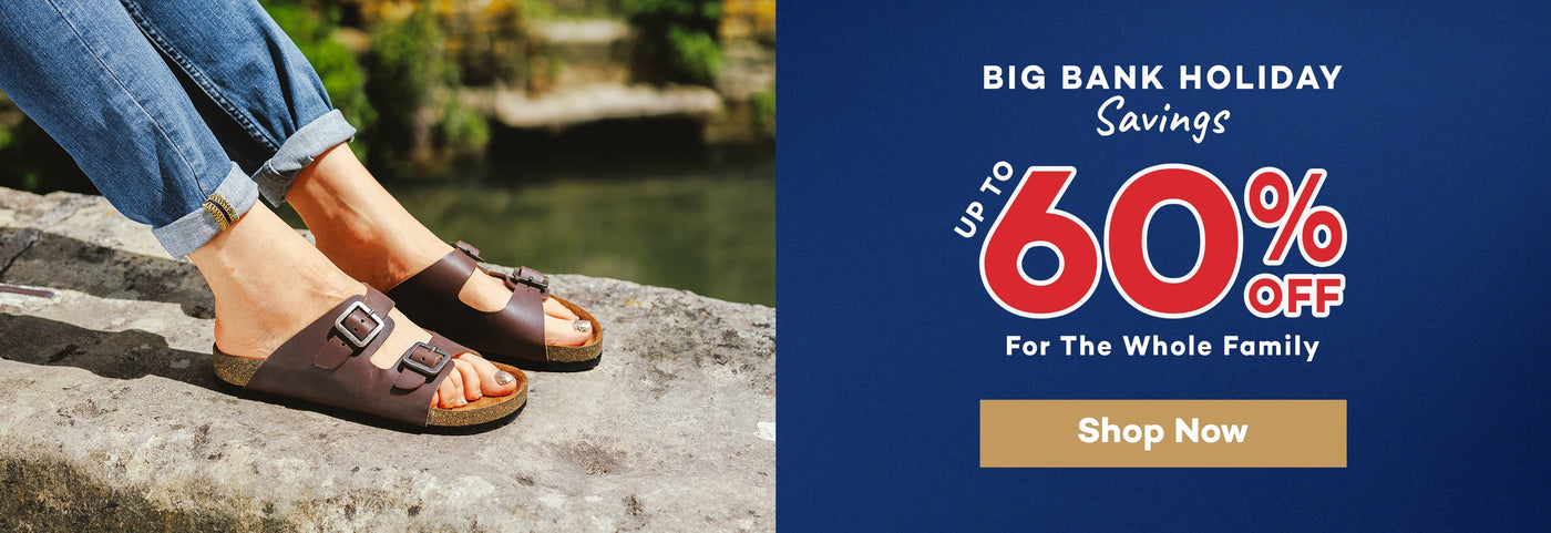 Bank Holiday Sale. Up to 60% off for the whole family. Click to shop now.