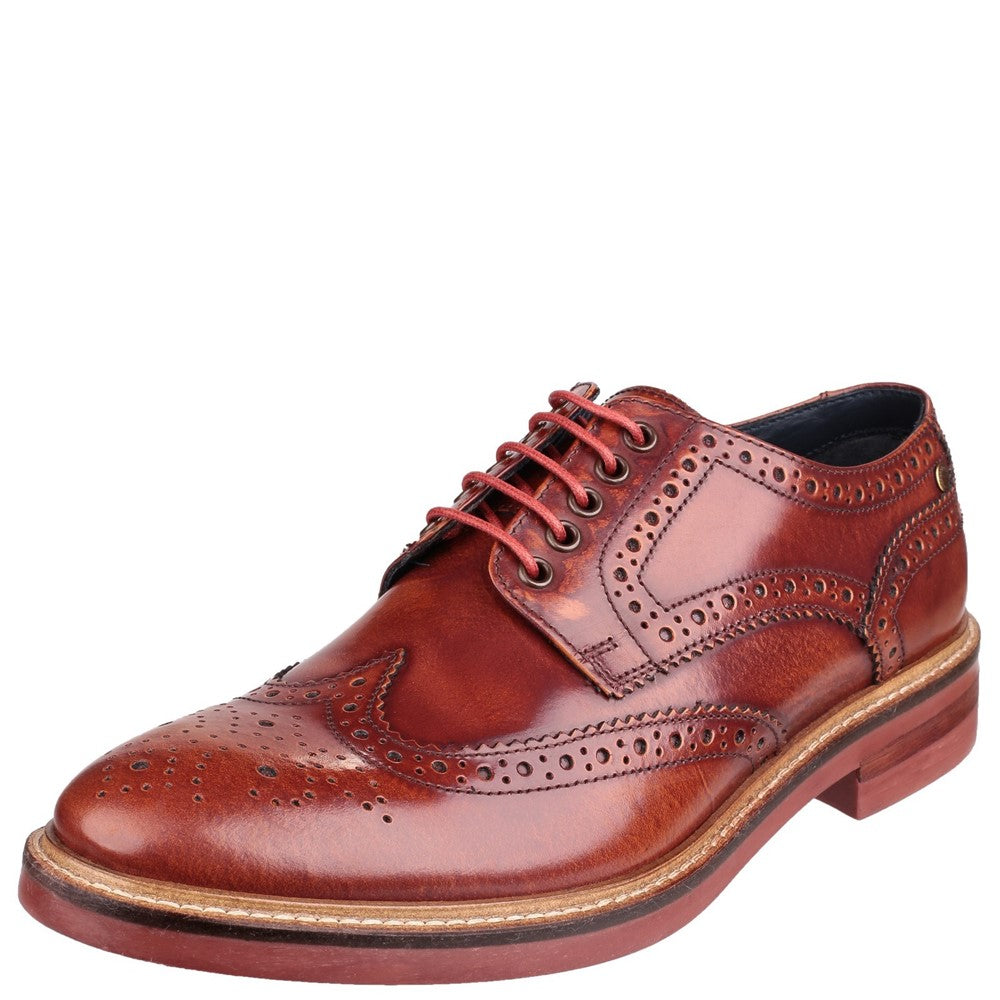 Base London Woburn Hi-Shine Brogue Shoes