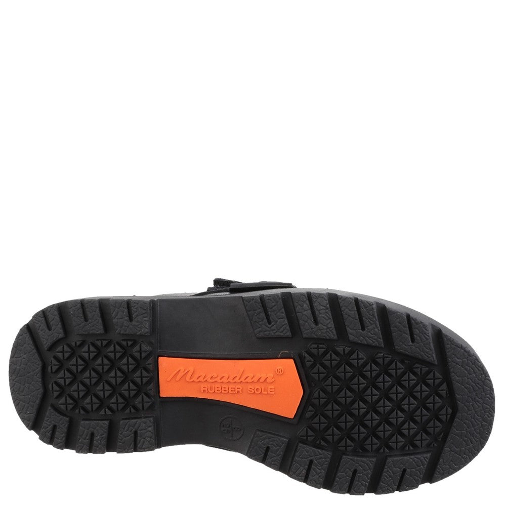 US Brass Alfie Twin Touch Fastening Infant Boys School Shoes