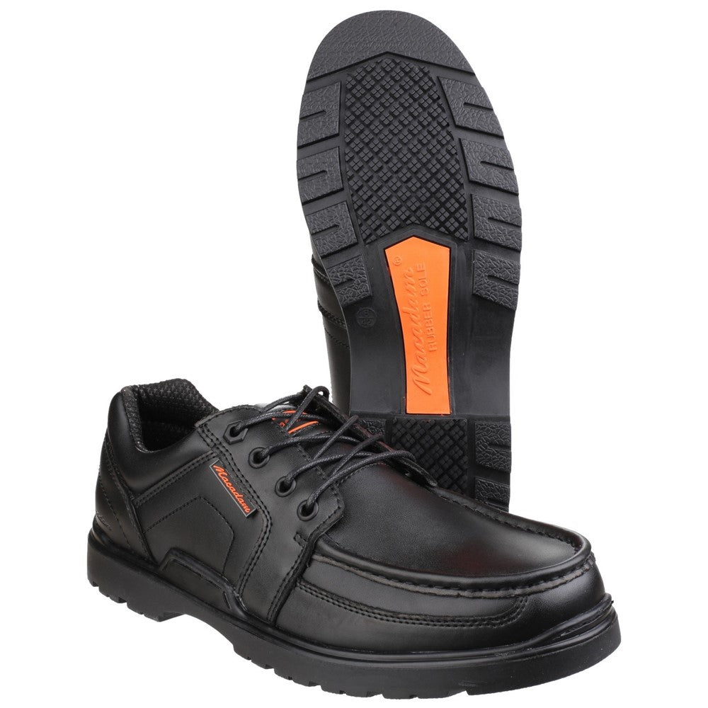 US Brass Raleigh Lace Four Eyelets Apron Fronted Junior School Shoes