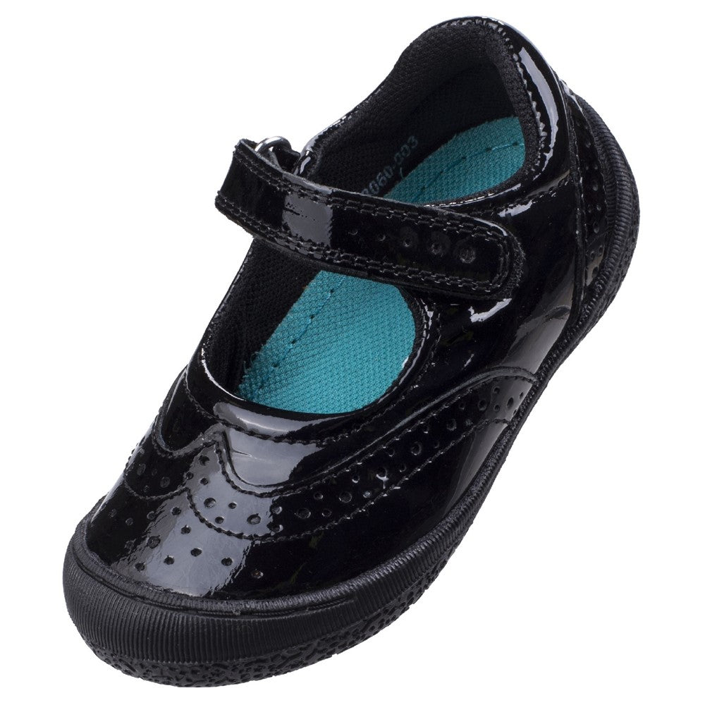 Hush Puppies Rina Patent Junior School Shoes