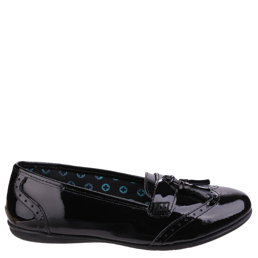 Hush Puppies Esme Junior Patent School Shoes