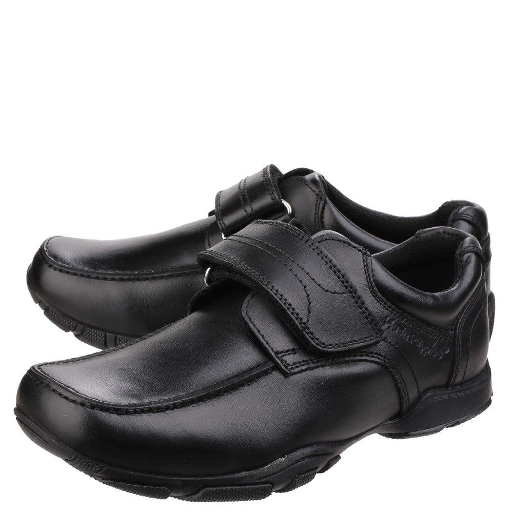 Hush Puppies Freddy Single Fit Junior School Shoes