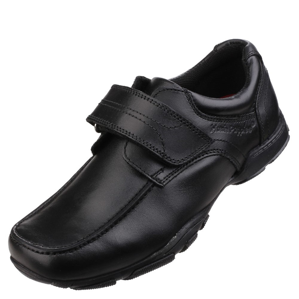 Hush Puppies Freddy Single Fit Junior School Shoes