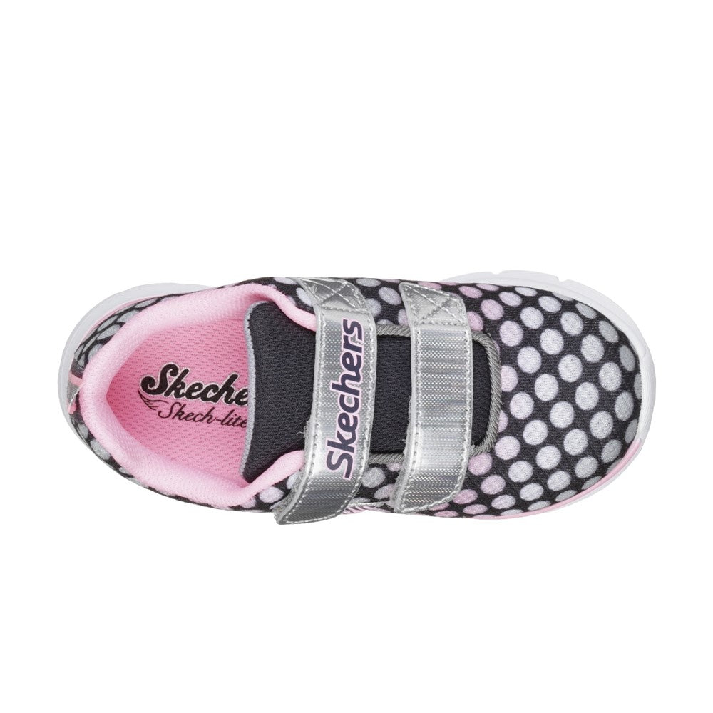 Skechers Skech-Lite Lil' Dots Touch Fastening Trainer