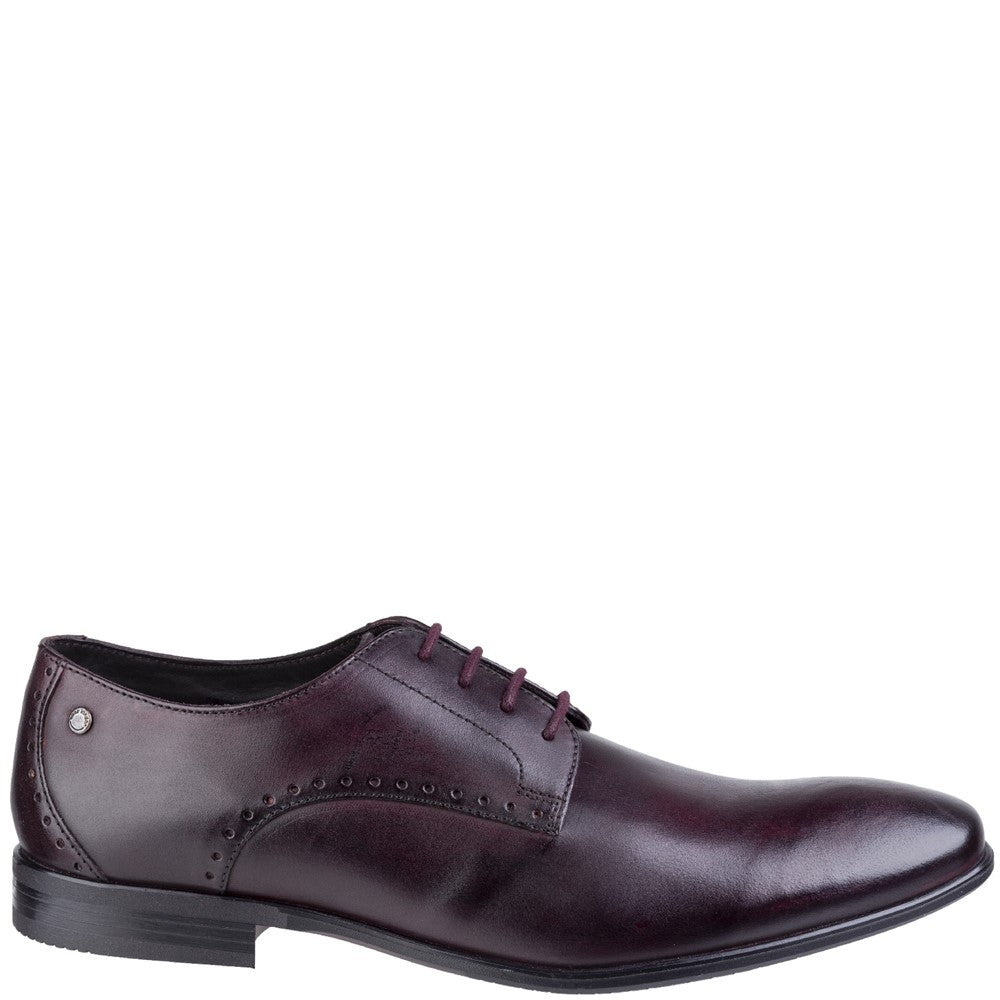 Base London Westbury Washed Plain Toe Derby Shoe