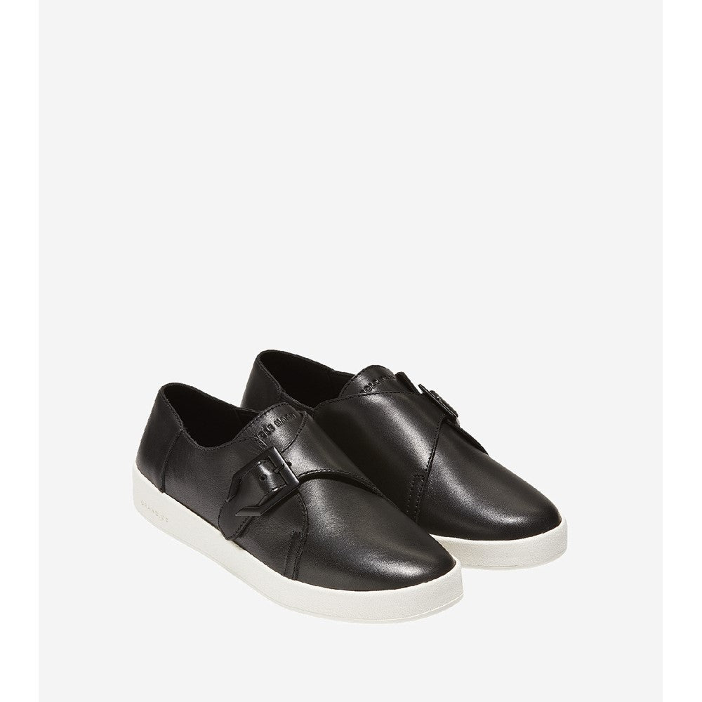 Womens Cole Haan Grandpro Spectator Monk Slip On Shoe Black â Brantano