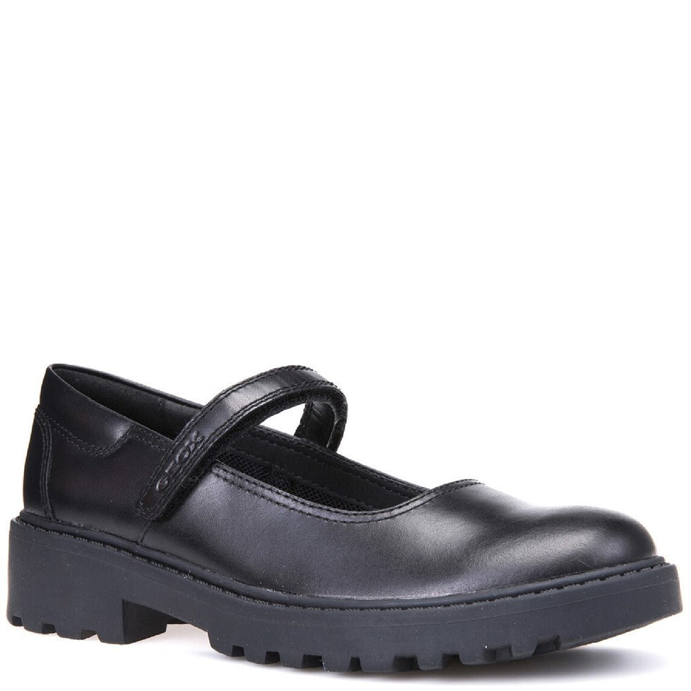 Geox J Casey G. P Touch Fastening School Shoes Size 6