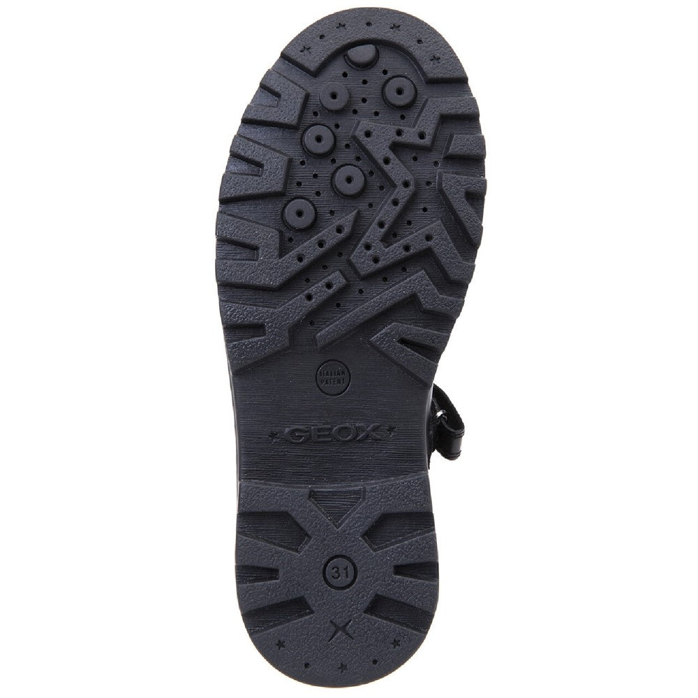 Geox J Casey G. P Touch Fastening School Shoes Size 6