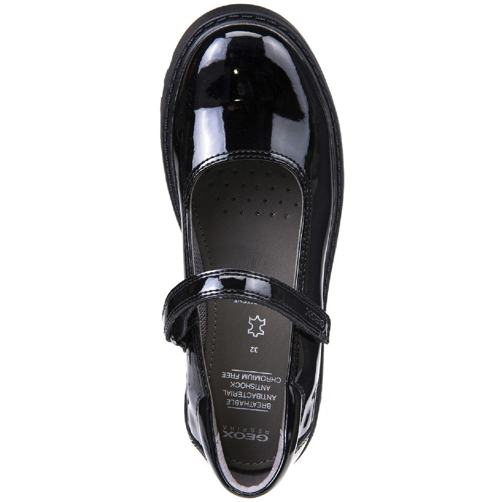 Geox J Casey G. P Touch Fastening School Shoes Size 6