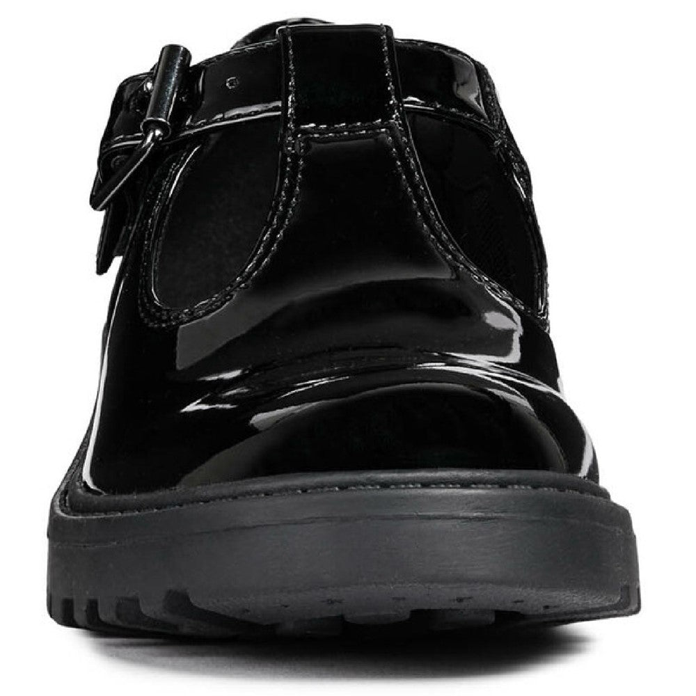 Geox J Casey G. E Buckle School Shoes Size 6-7