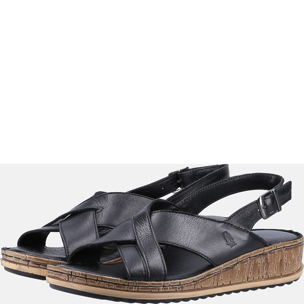 Hush Puppies Elena Cross Over Wedge Sandal