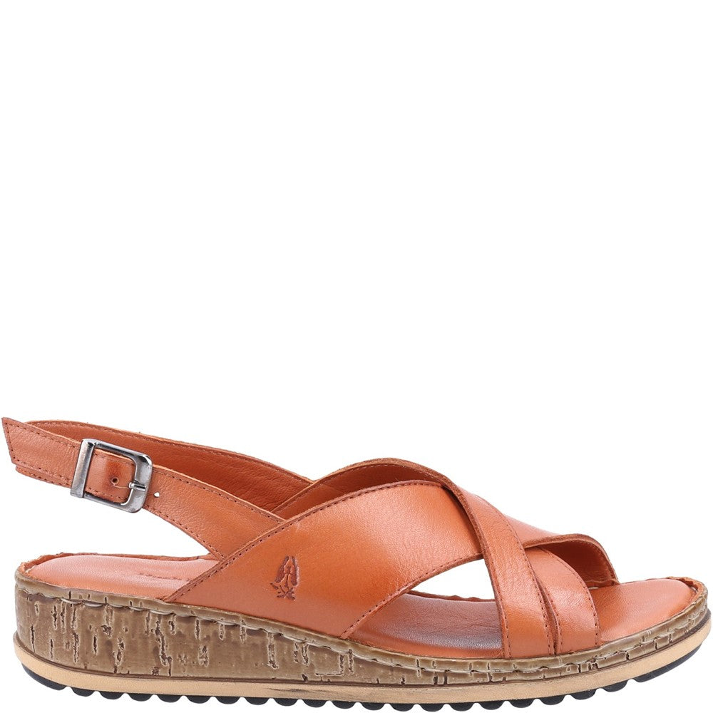 Hush Puppies Elena Cross Over Wedge Sandal