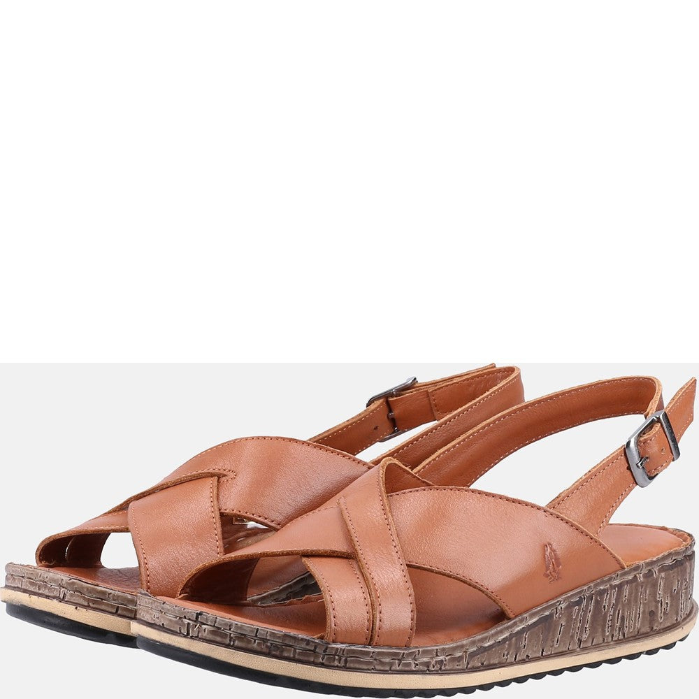 Hush Puppies Elena Cross Over Wedge Sandal