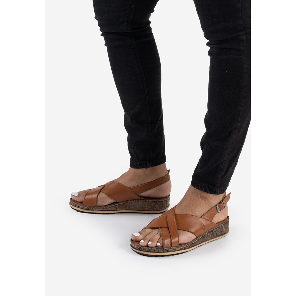 Hush Puppies Elena Cross Over Wedge Sandal