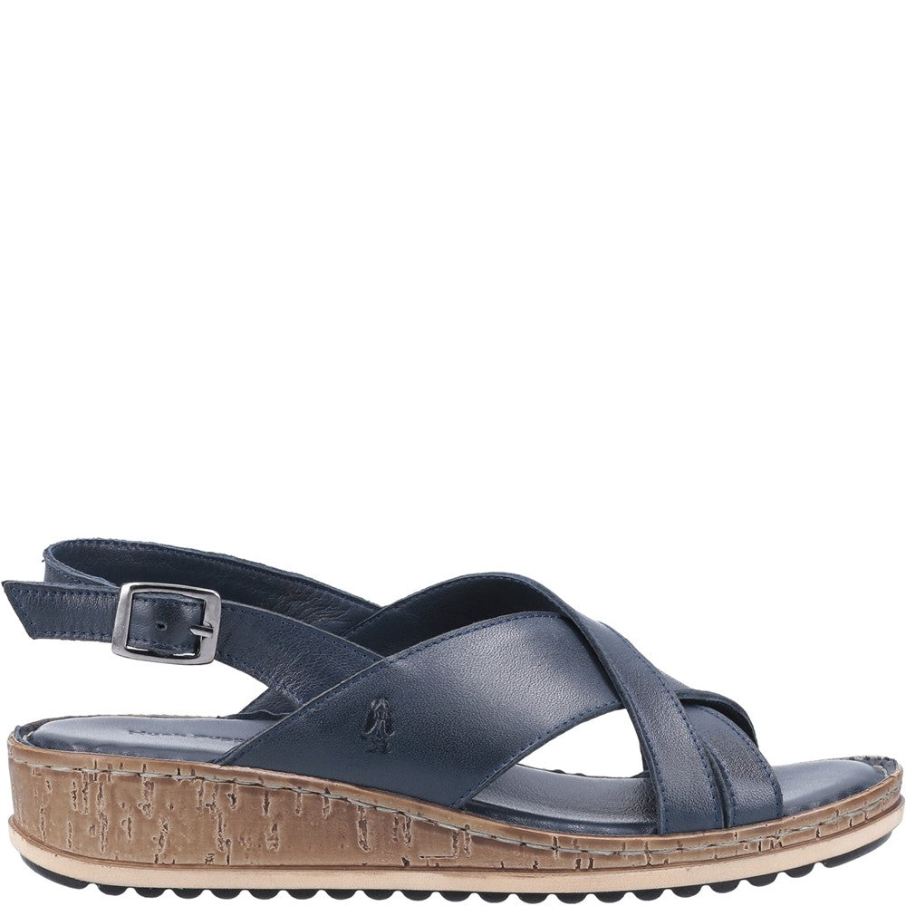 Hush Puppies Elena Cross Over Wedge Sandal