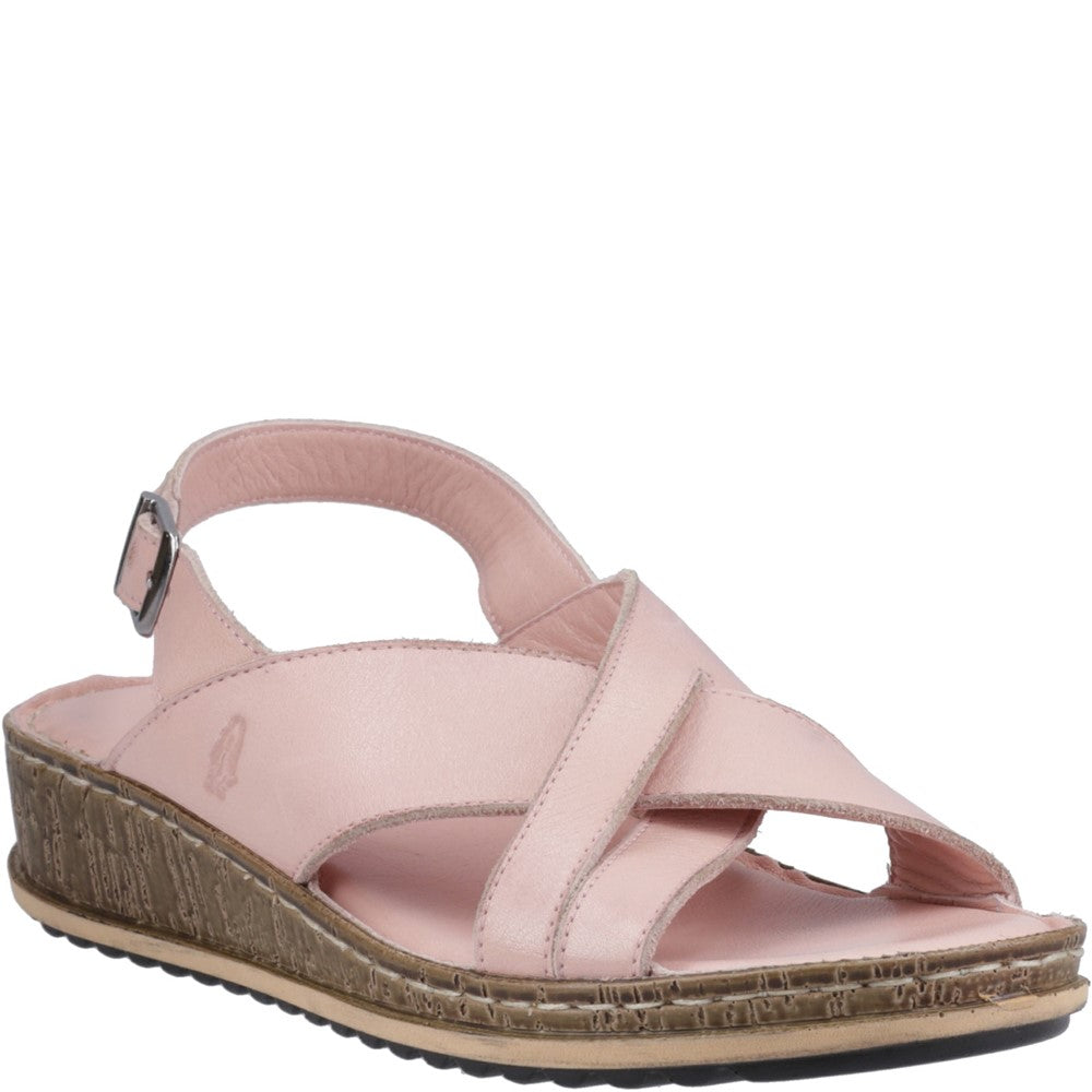 Hush Puppies Elena Cross Over Wedge Sandal