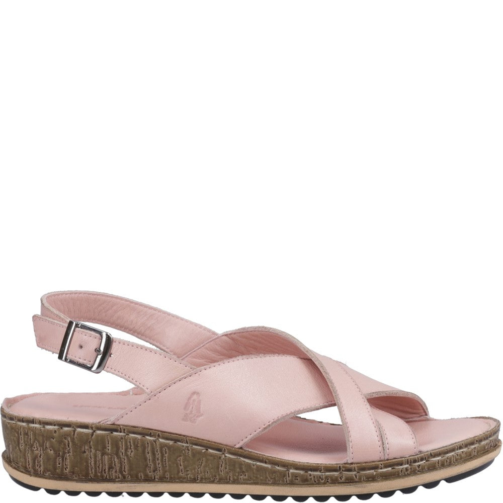 Hush Puppies Elena Cross Over Wedge Sandal