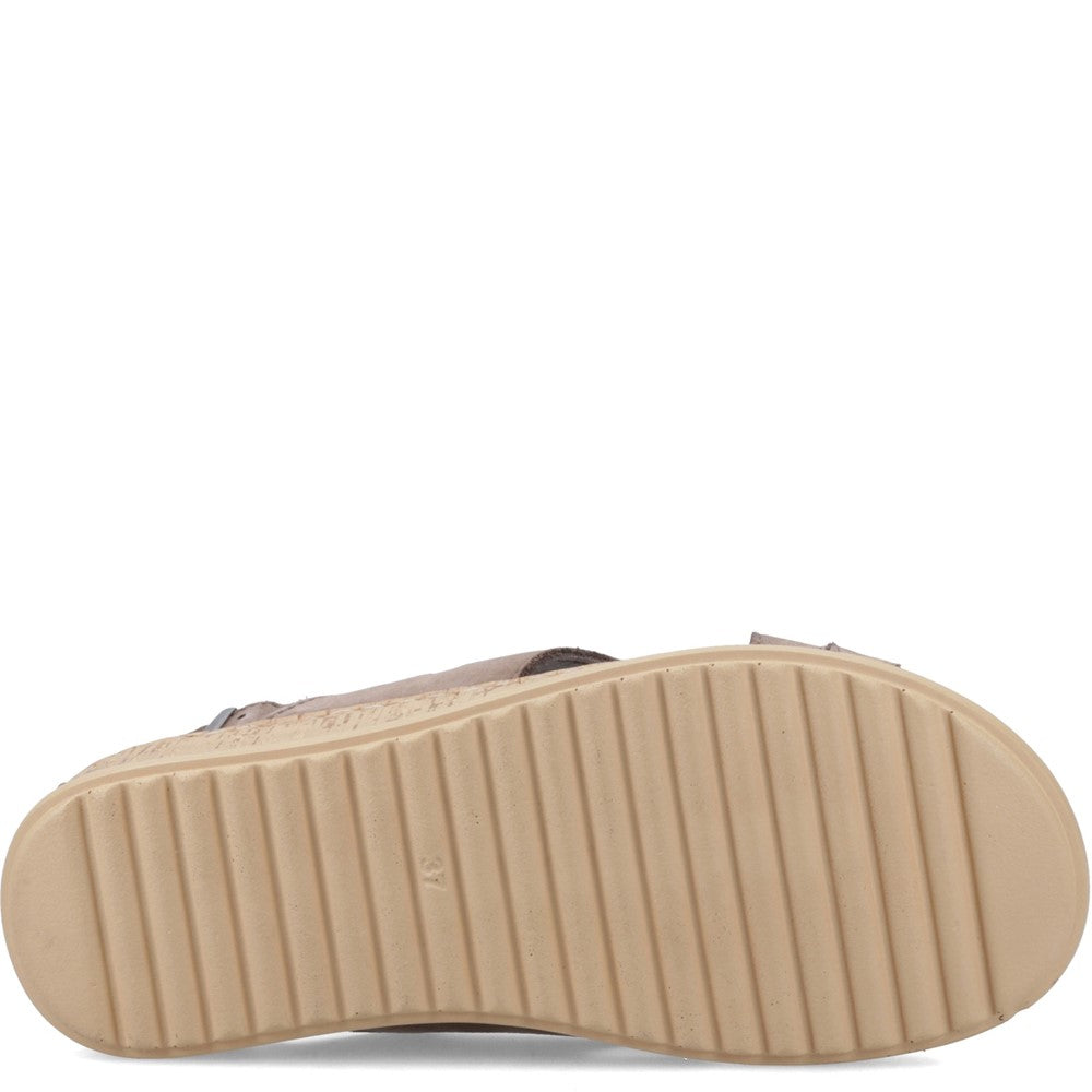 Hush Puppies Elena Cross Over Wedge Sandal