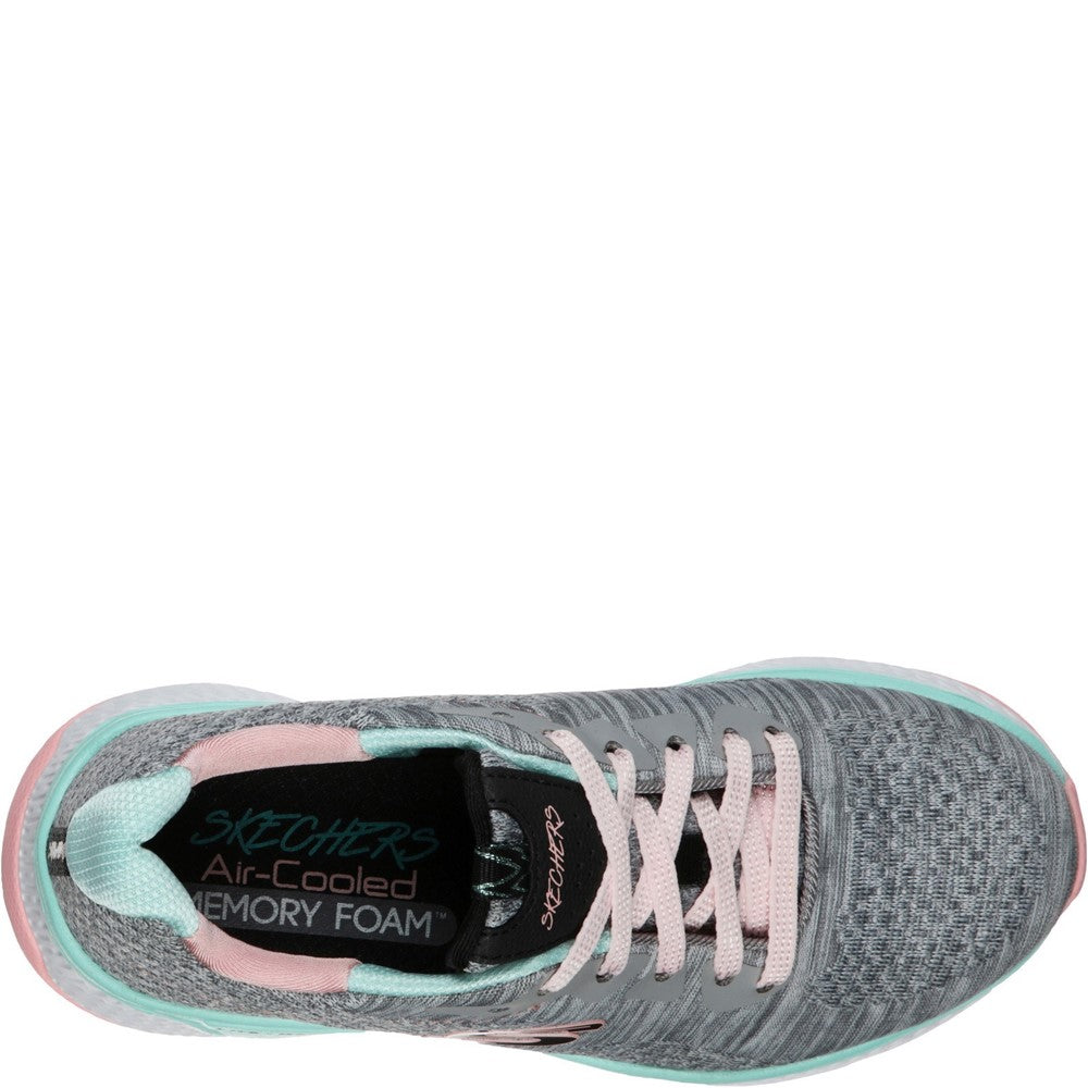 Skechers Solar Fuse Brisk Escape Lace Up Trainer