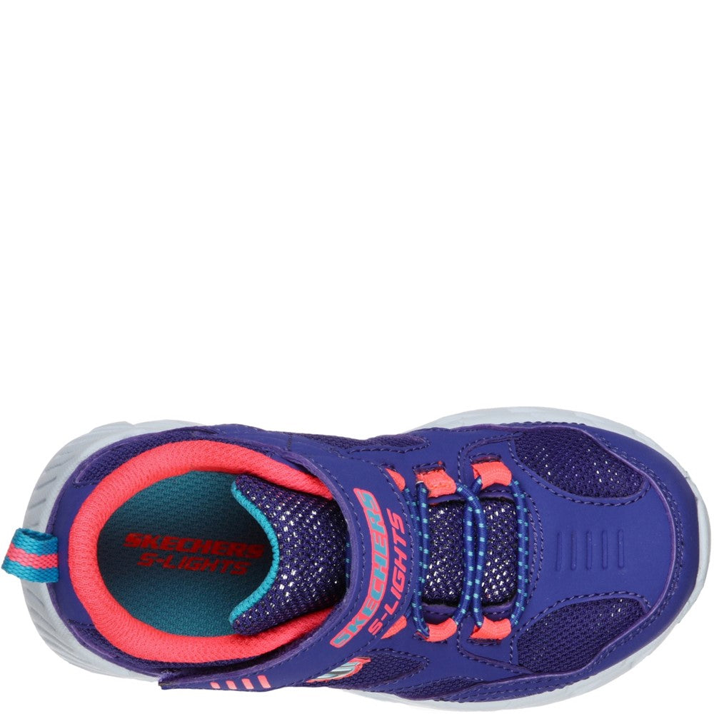 Skechers S Lights Magna-Lights Expert Level Touch Fastening Trainer