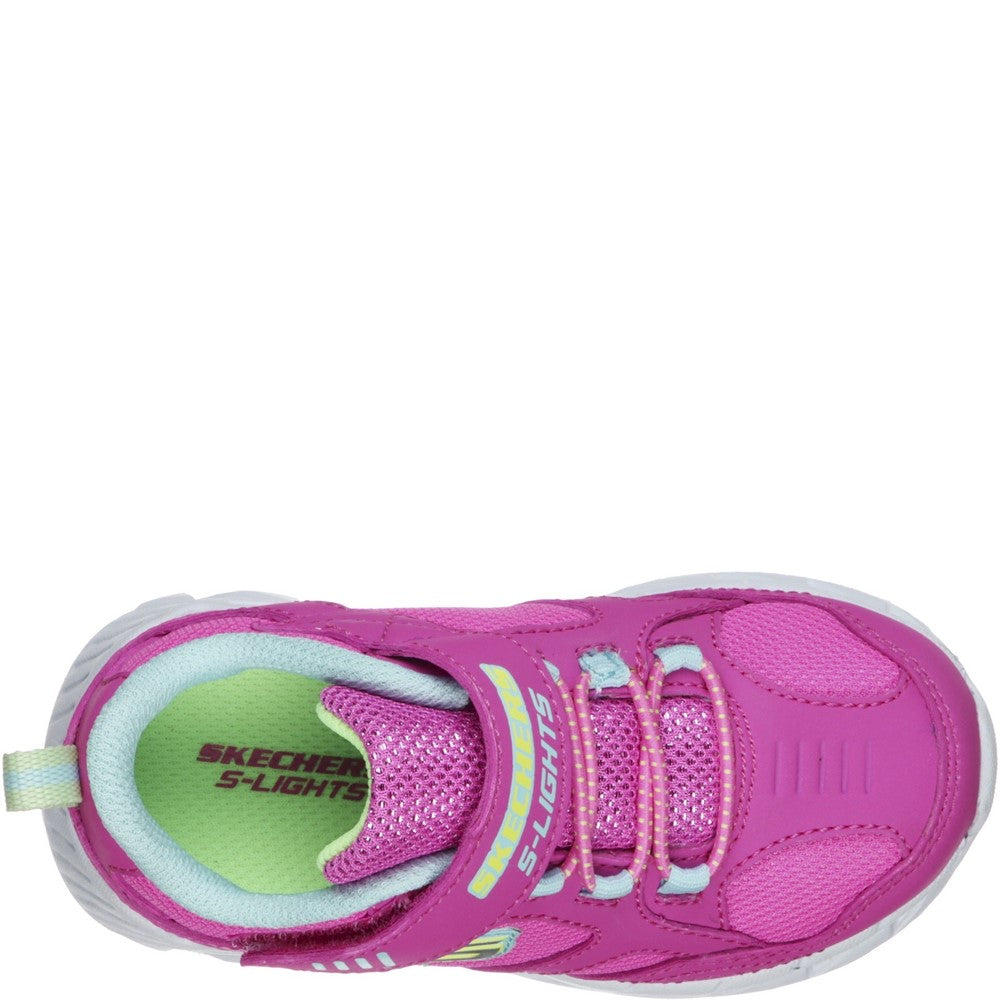 Skechers S Lights Magna-Lights Expert Level Touch Fastening Trainer