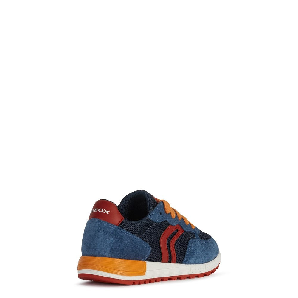 Geox J Alben Boy D Lace Up Junior Trainer