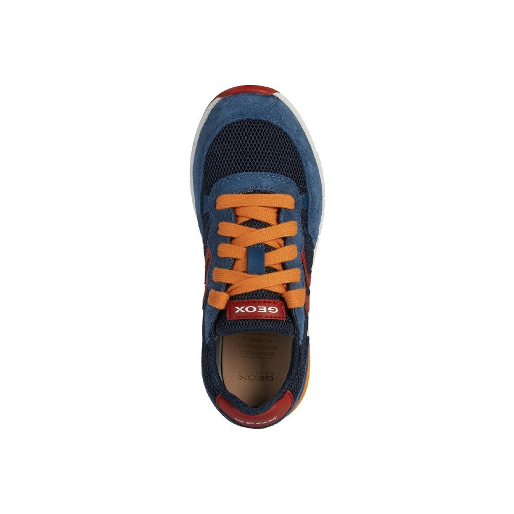 Geox J Alben Boy D Lace Up Junior Trainer
