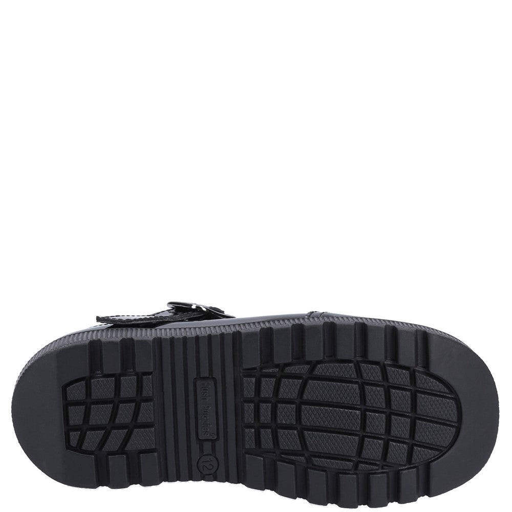 Hush Puppies Kerry Junior Patent School Shoes