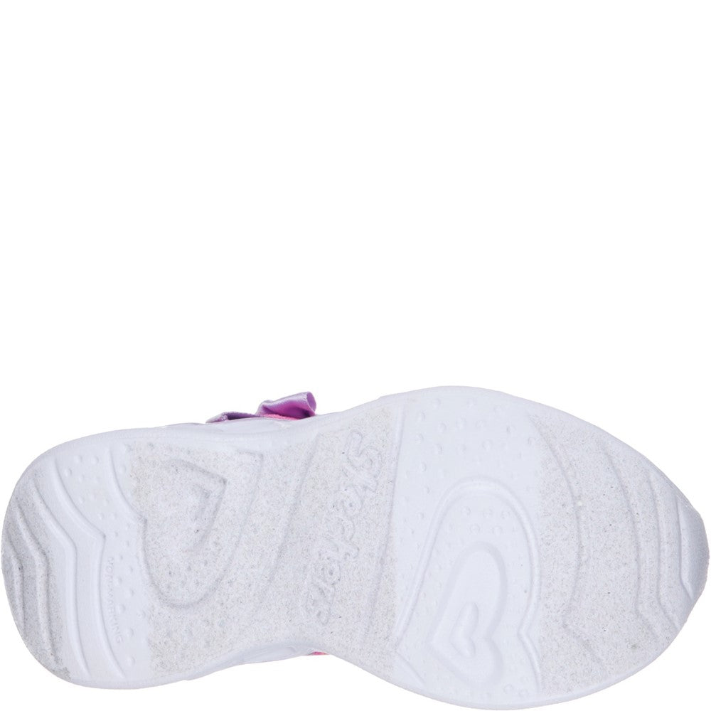 Skechers Heart Lights Touch Fastening Trainer