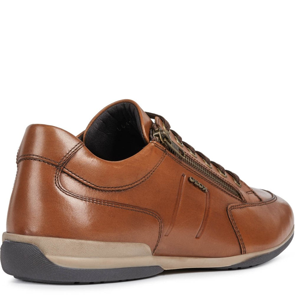 Geox Timothy Zip Laces Shoes Wide Fit