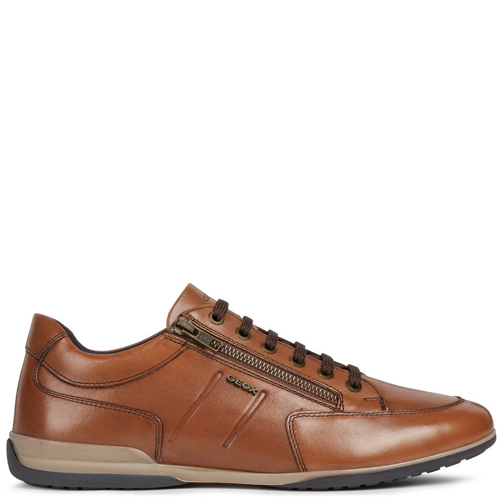 Geox Timothy Zip Laces Shoes Wide Fit