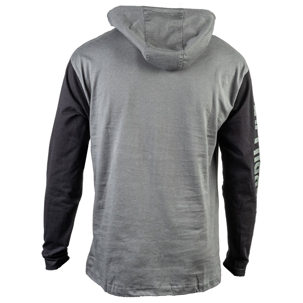 Caterpillar Hooded Long Sleeve Tee