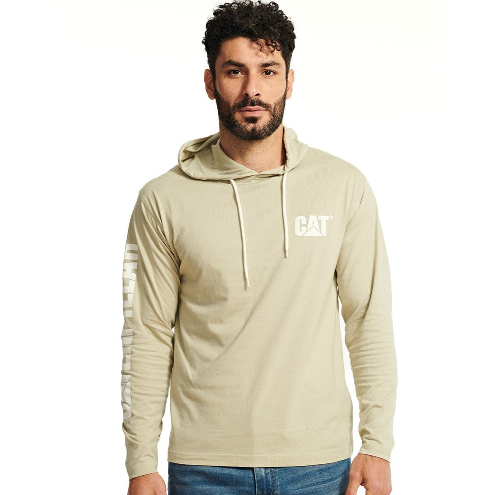 Caterpillar Hooded Long Sleeve Tee
