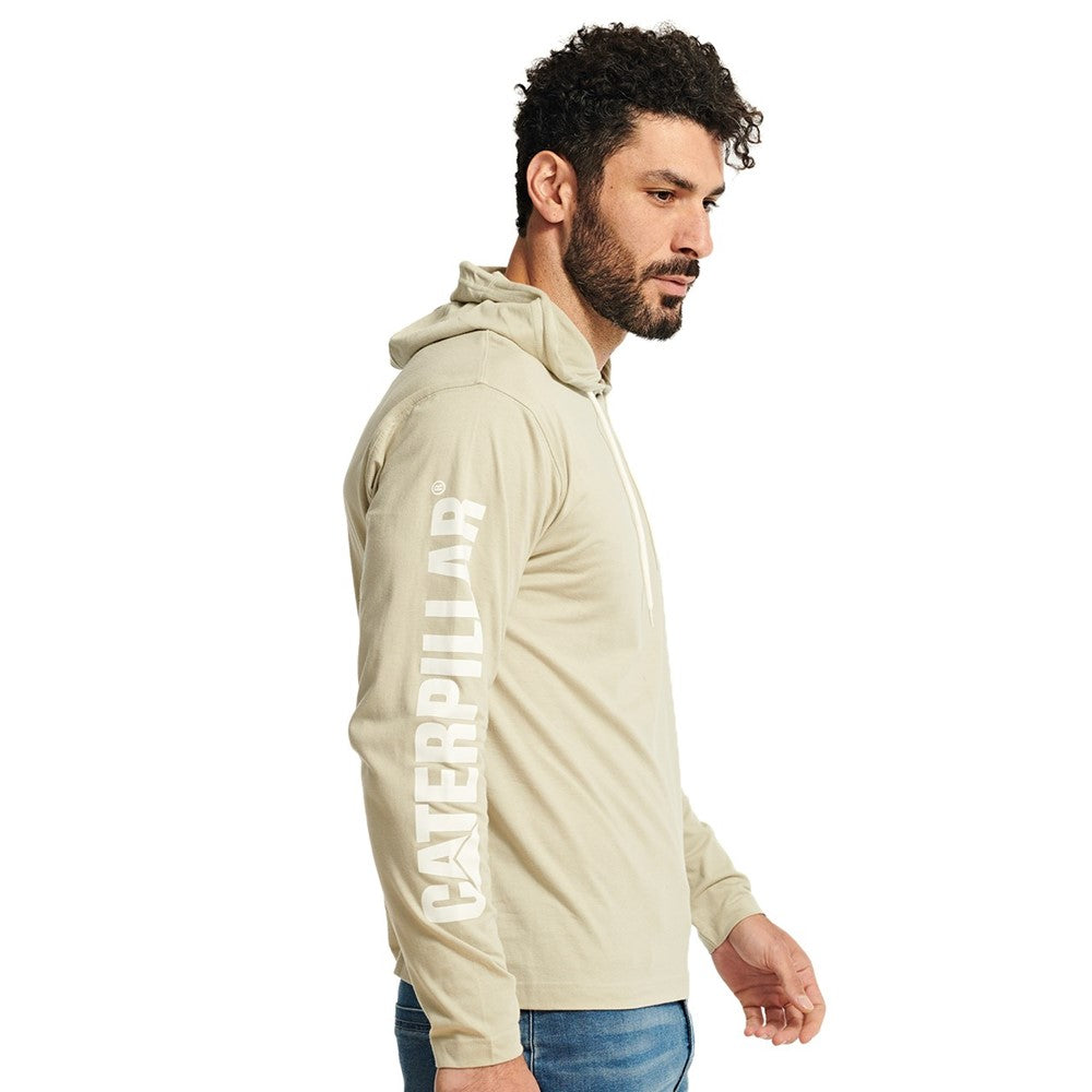 Caterpillar Hooded Long Sleeve Tee
