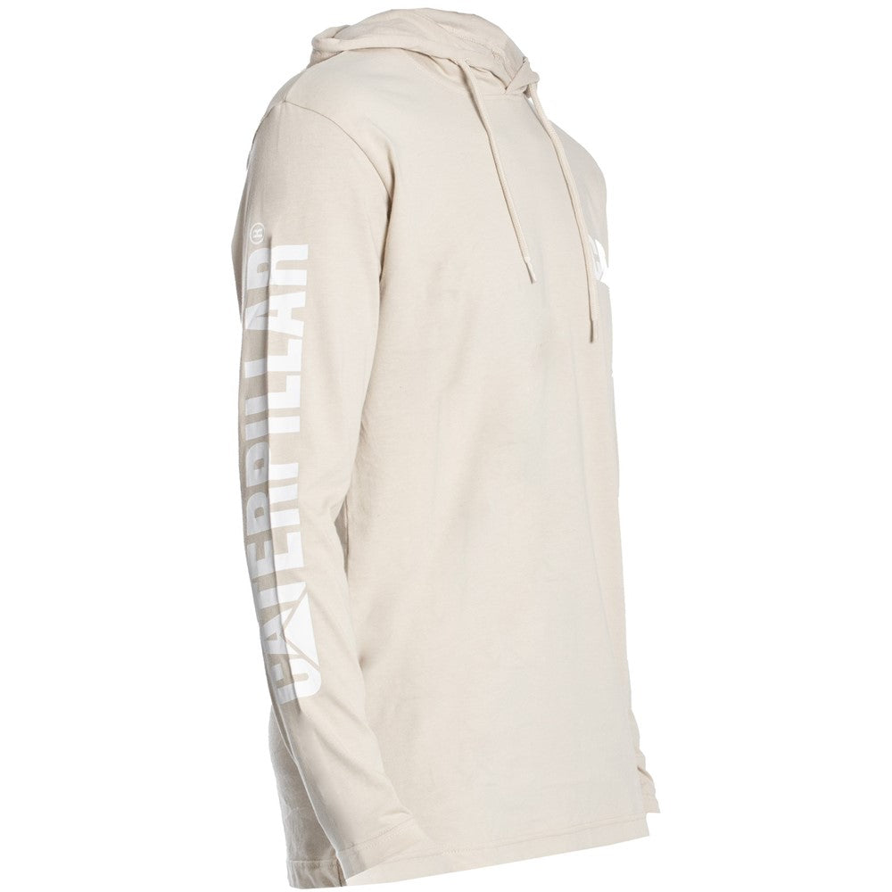 Caterpillar Hooded Long Sleeve Tee