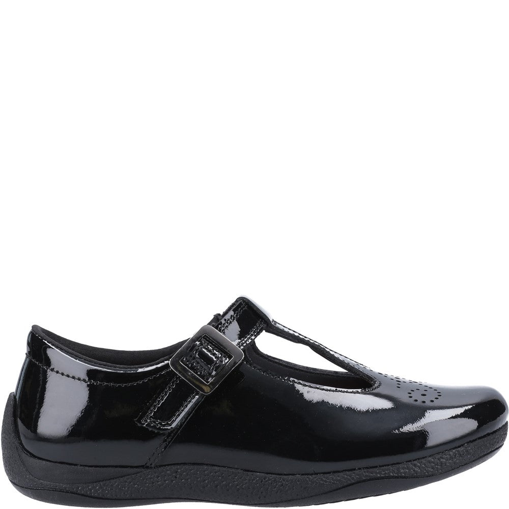 Hush Puppies Eliza Junior Patent School Shoes