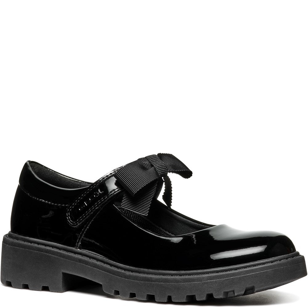 Geox Casey Ballerina Junior School Shoes