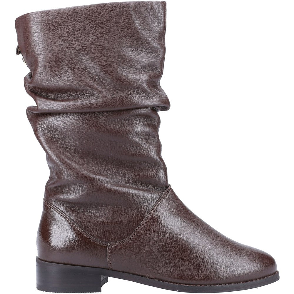 Dune Rosalindas Ruched Calf Boots