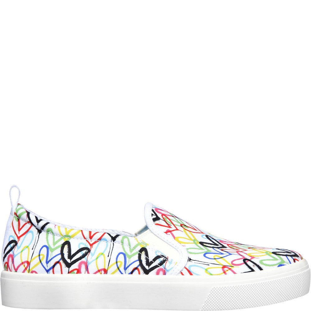 Skechers Poppy Drippin Love Slip On Shoes