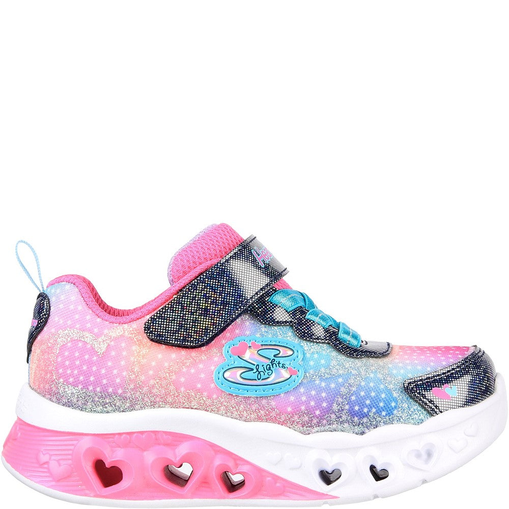 Skechers Flutter Heart Lights Simply Love Trainers