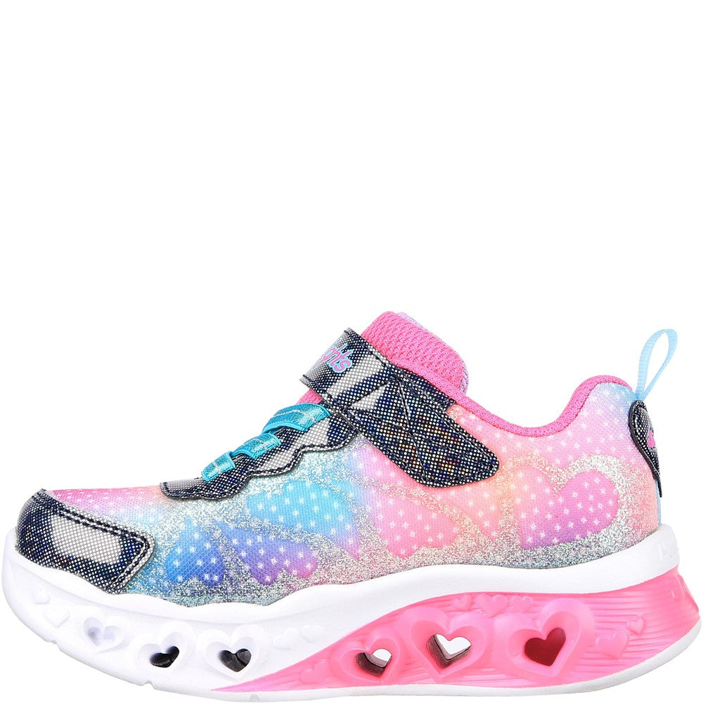 Skechers Flutter Heart Lights Simply Love Trainers
