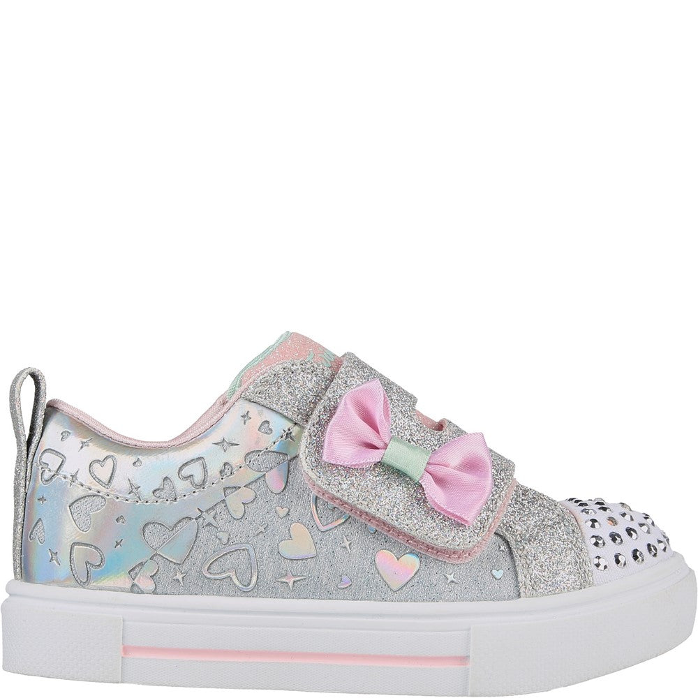Skechers Twinkle Sparks Heather Charmer Trainers