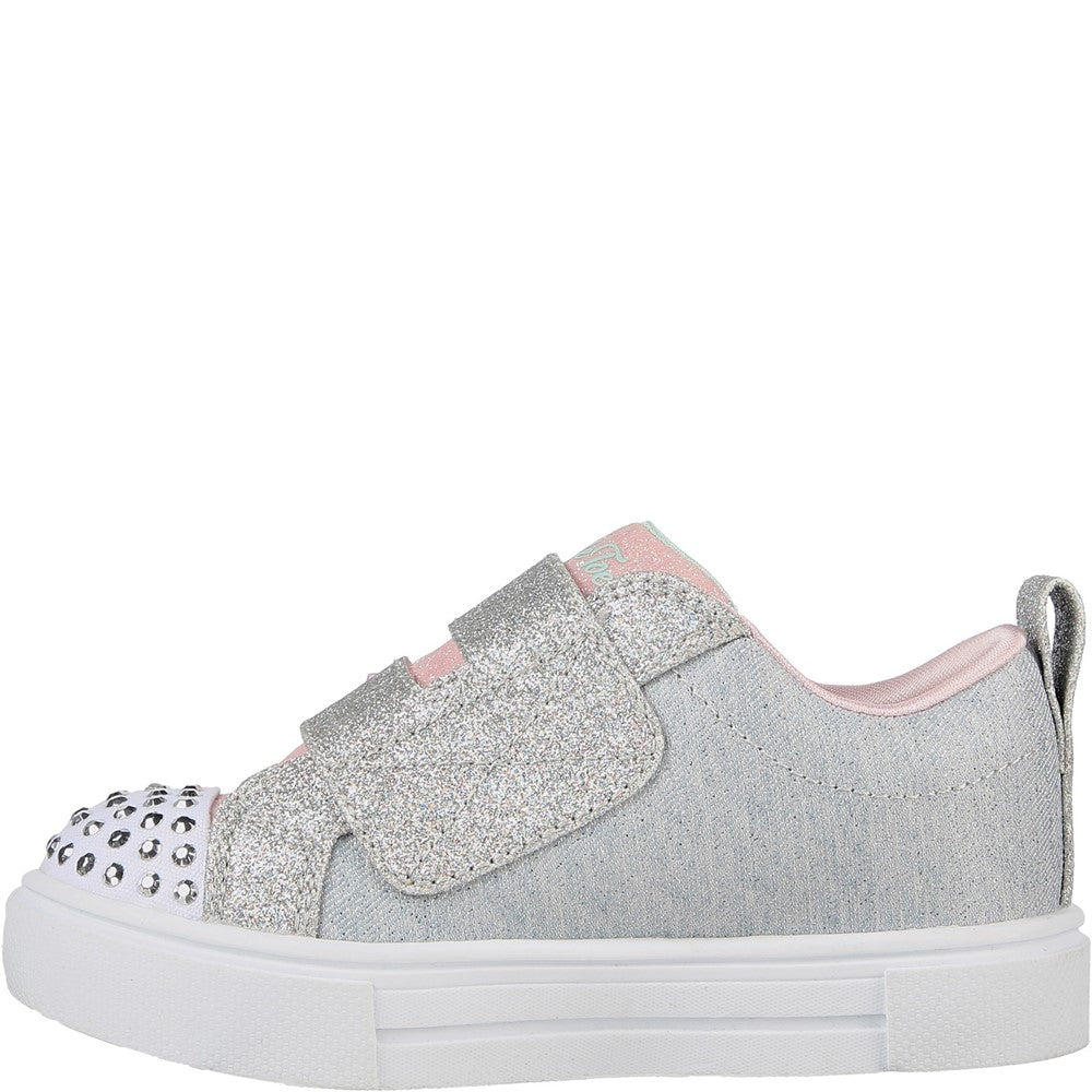Skechers Twinkle Sparks Heather Charmer Trainers