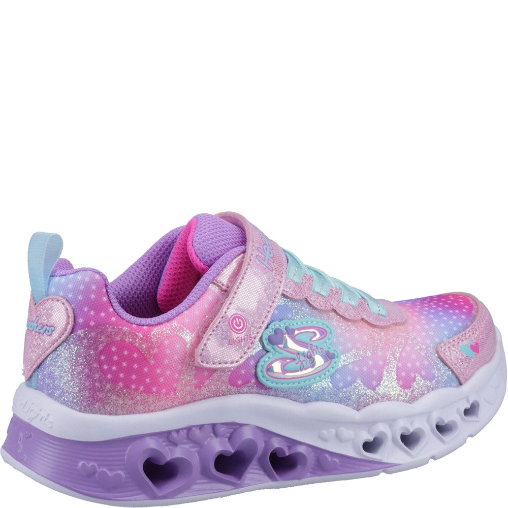 Skechers Flutter Heart Lights Simply Love Trainers
