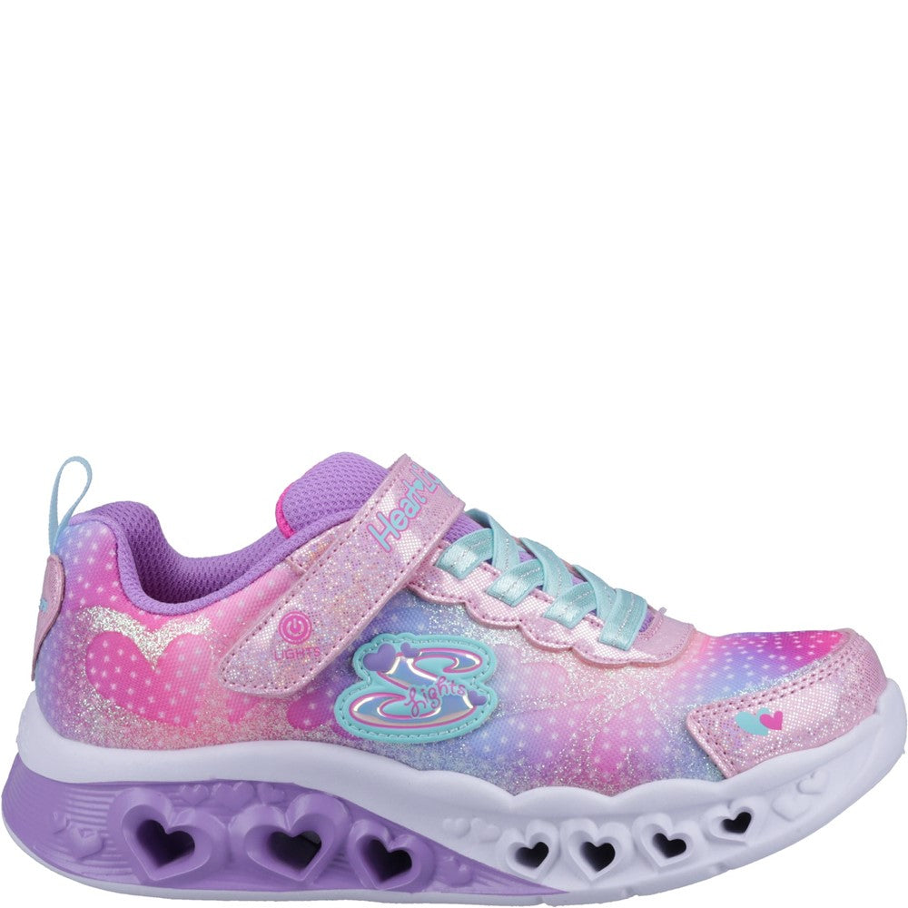 Skechers Flutter Heart Lights Simply Love Trainers