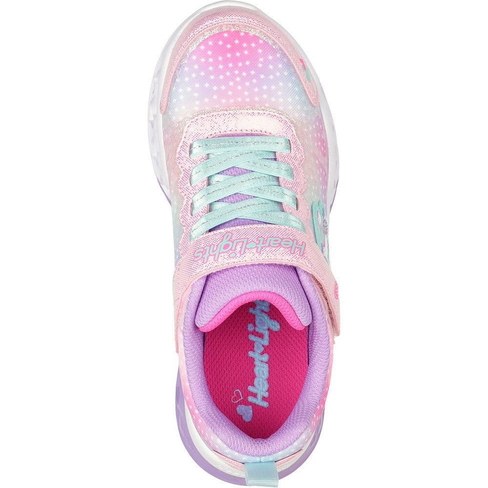 Skechers Flutter Heart Lights Simply Love Trainers