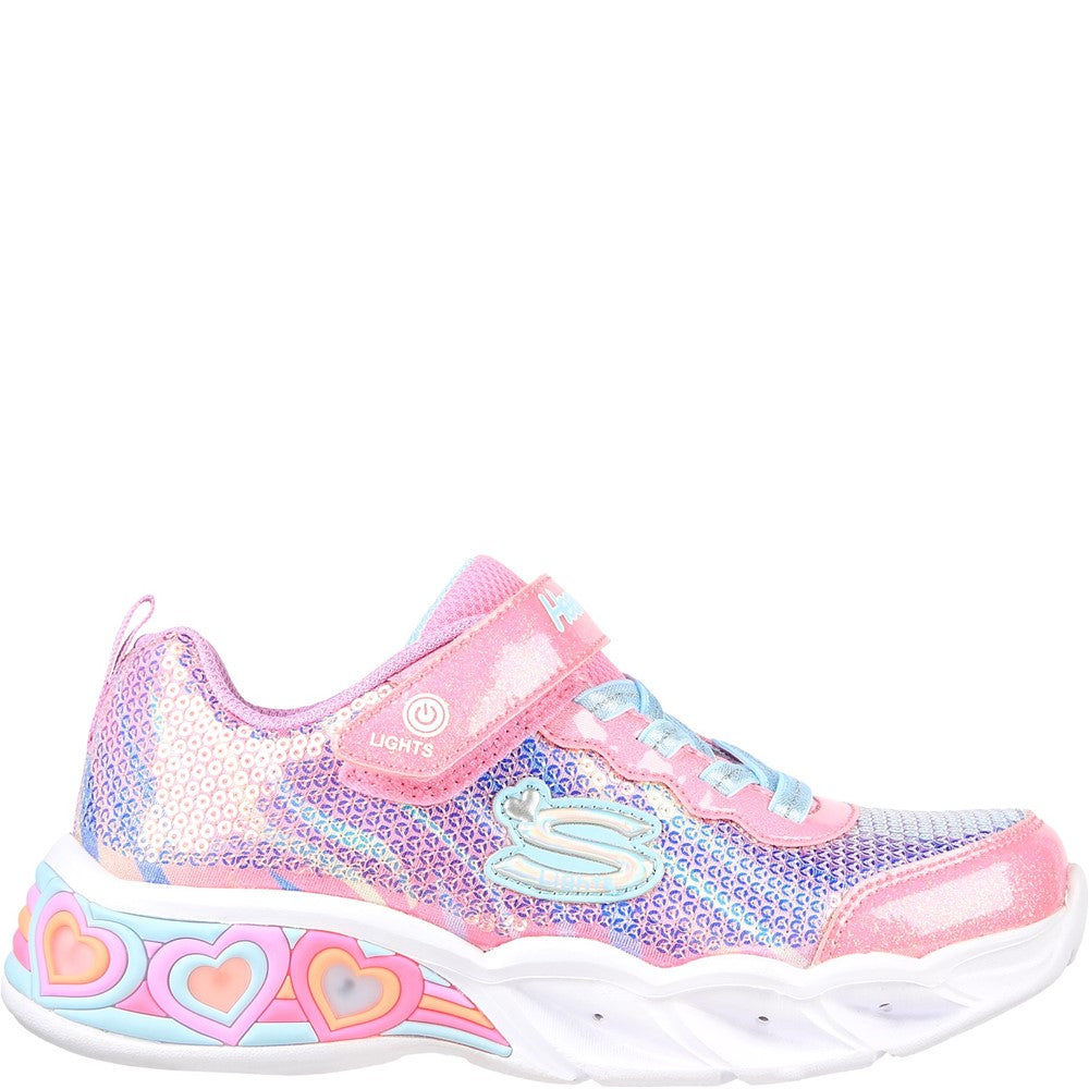 Skechers Sweetheart Lights Lets Shine Trainers