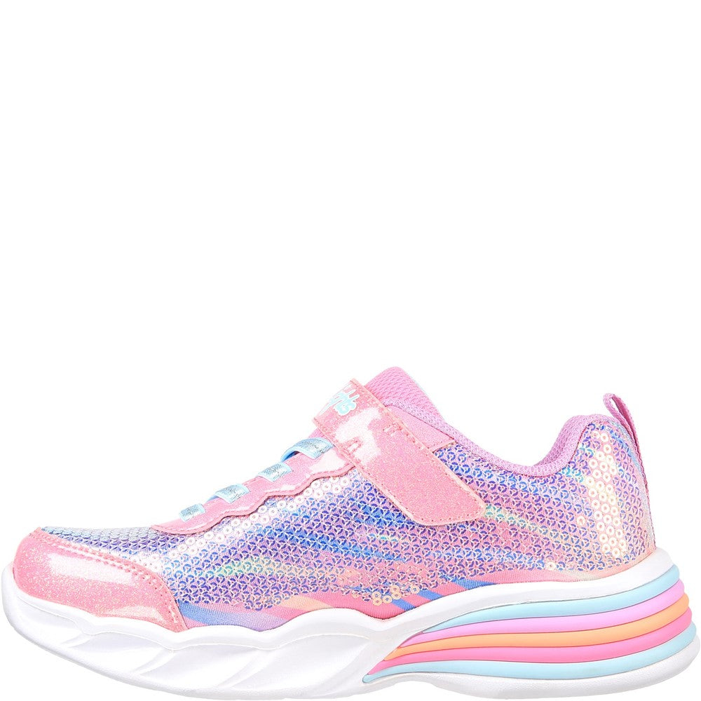 Skechers Sweetheart Lights Lets Shine Trainers