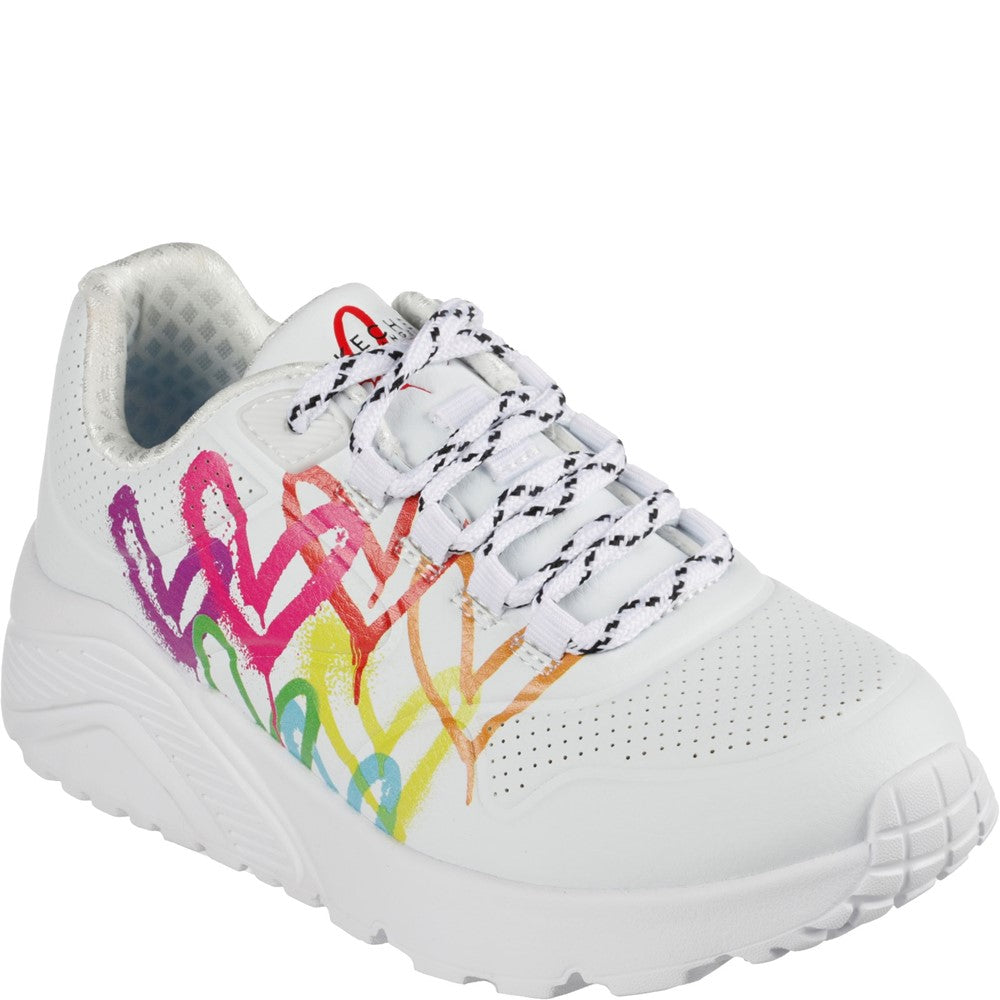 Skechers Uno Lite Love Brights Trainers